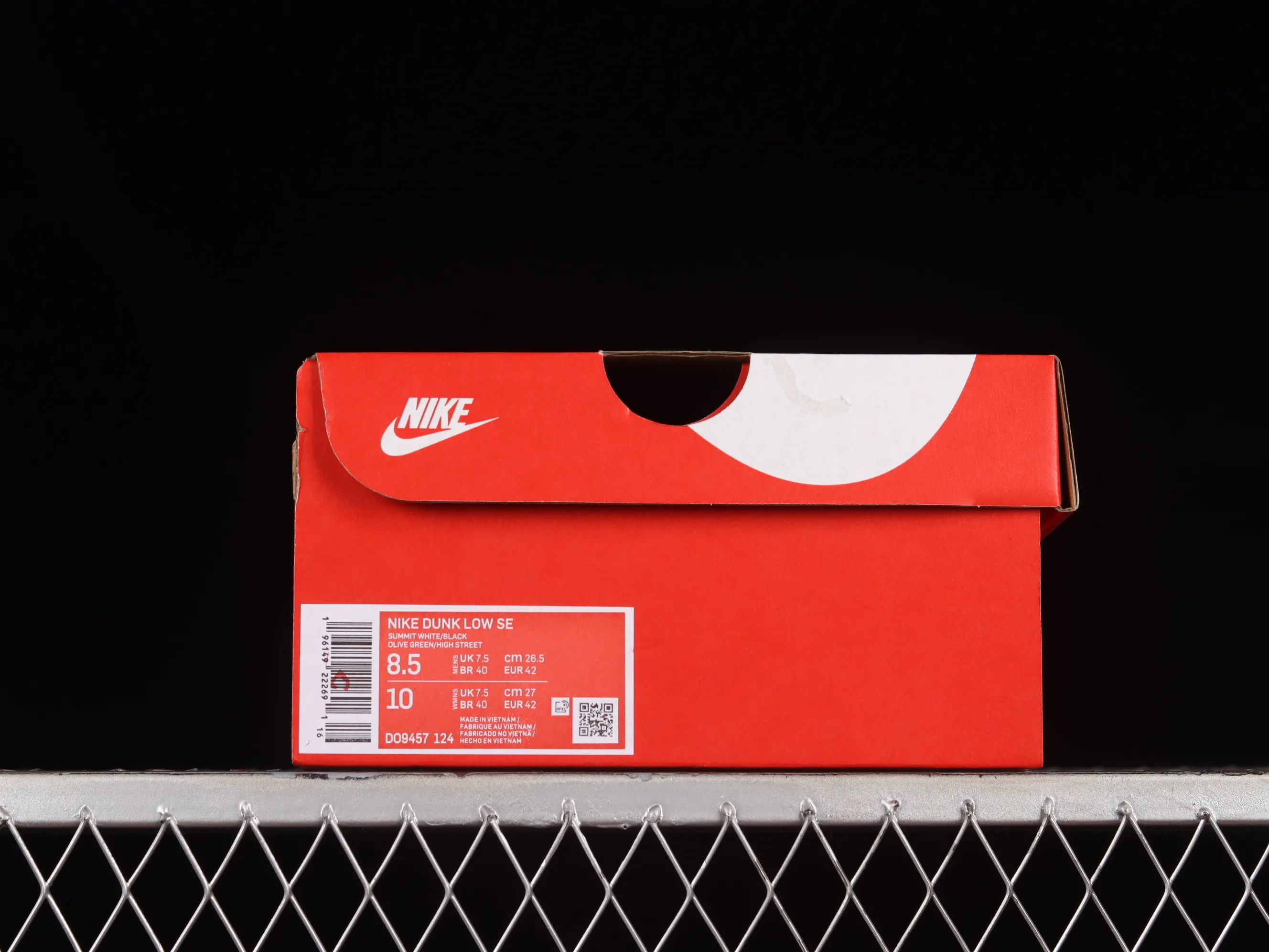 All categories Nk SB Dunk series Nk SB Dunk Low low-top sneakers Nk SB Dunk Low "85" black, gray and green double hook SB low-top sports and leisure sneakers DO9457-124